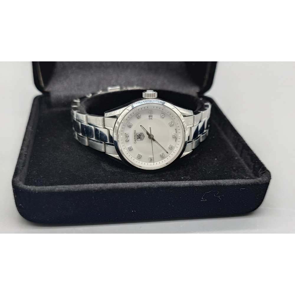 TAG Heuer Carrera Diamond Dial Watch 27mm [152124-1]